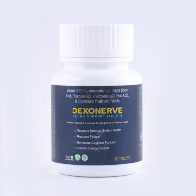 DEXONERVE Neuro Support Tablets | Vitamin B12, Alpha Lipoic Acid & Folic Acid Supplement